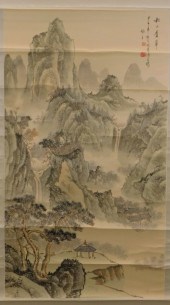 CHINESE MOUNTAINOUS LANDSCAPE