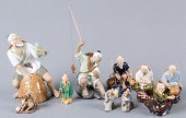 CHINESE MUD FIGURES, TEN (10)T