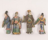 Chinese mudmen roof tiles; fou