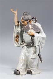 Chinese mudmen style figure wi