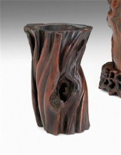 Chinese nanmu brush pot  Of tr