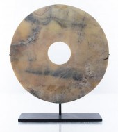 CHINESE NEOLITHIC HARDSTONE BI