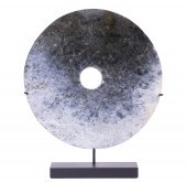 CHINESE NEOLITHIC JADE BI-DISC
