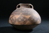 CHINESE NEOLITHIC POTTERY JAR.
