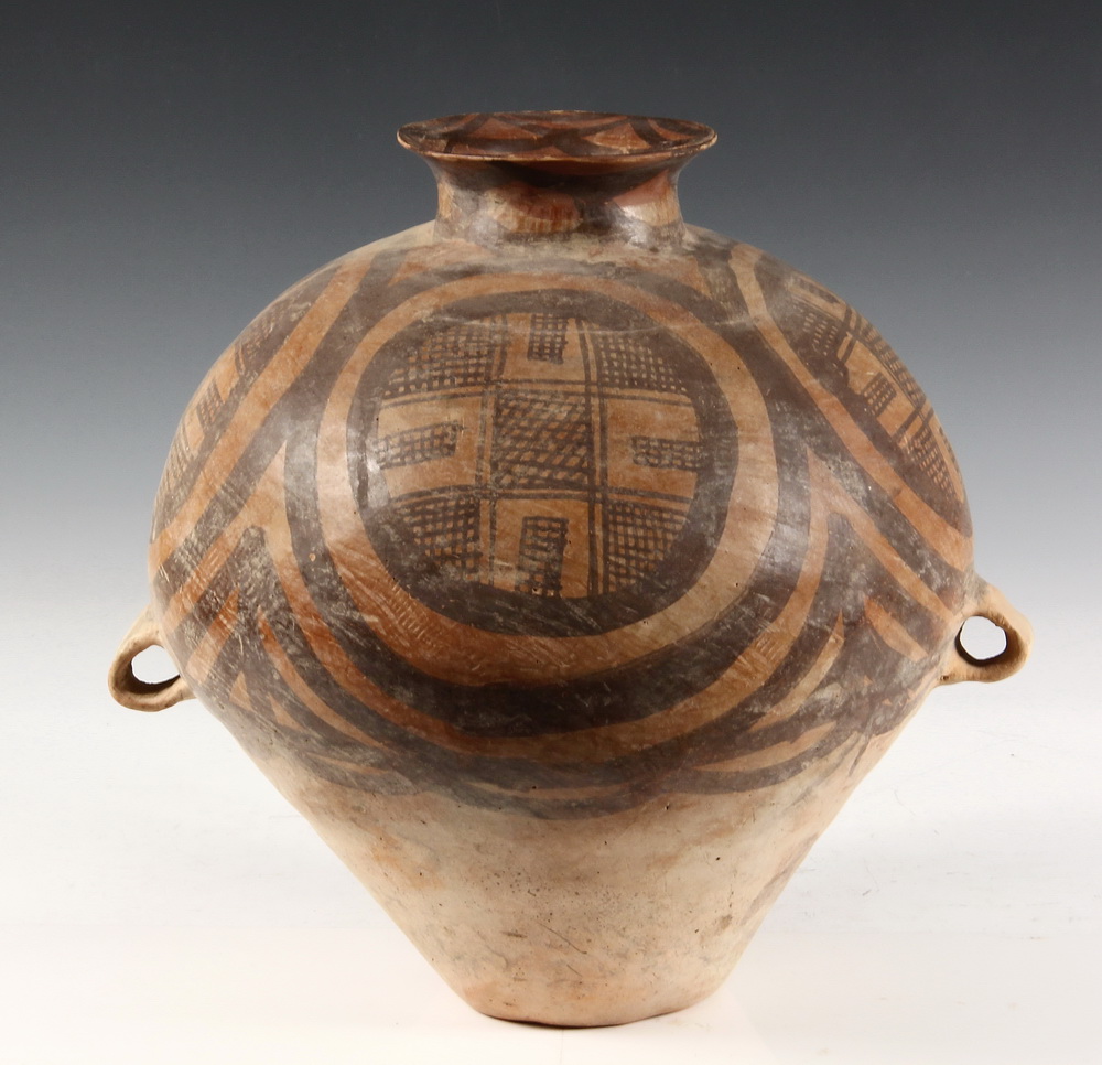 CHINESE NEOLITHIC POTTERY JAR-