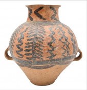 CHINESE NEOLITHIC POTTERY JAR,