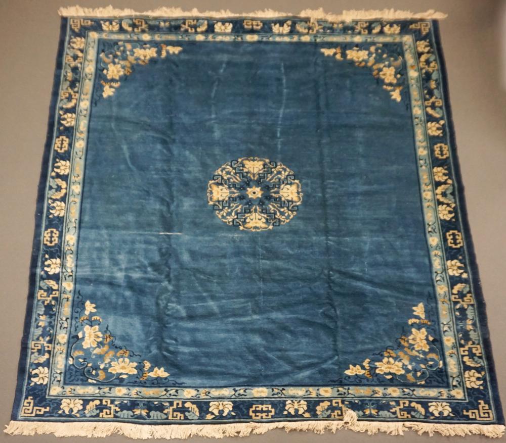 CHINESE NICHOLS RUG, 9 FT 6 IN X