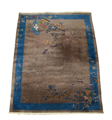 CHINESE NICHOLS WOOL ART DECO