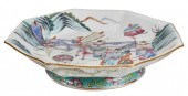 CHINESE OCTAGONAL FAMILLE ROSE