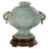 CHINESE OLD CARVED HETIAN JADE