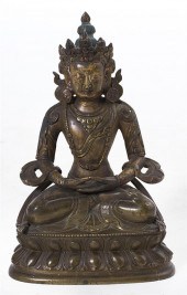 Chinese or Tibetan bronze Ayut