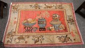 CHINESE ORIENTAL THROW RUGChin