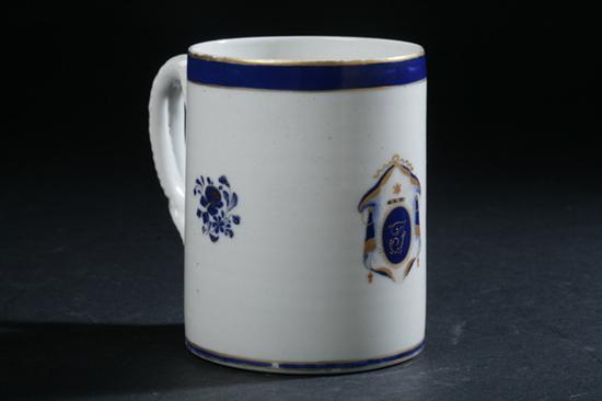 CHINESE OVERGLAZED BLUE PORCELAIN