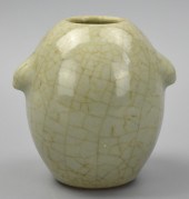 CHINESE OVID VASE W/ GE-TYPE C
