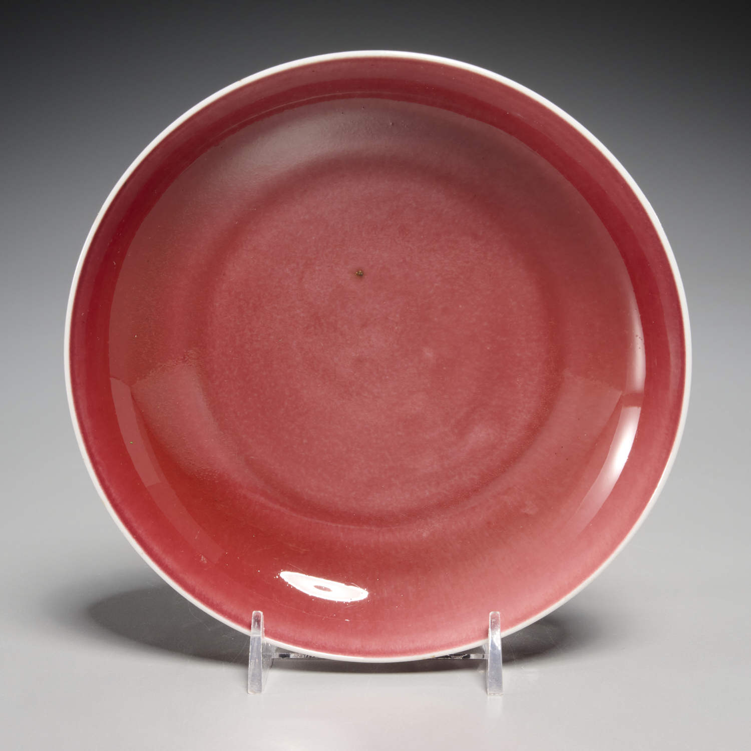 CHINESE OXBLOOD DISH, YONGZHENG