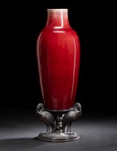 Chinese Oxblood (Lang Yao) Gla