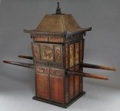 Chinese pagoda form sedan chai