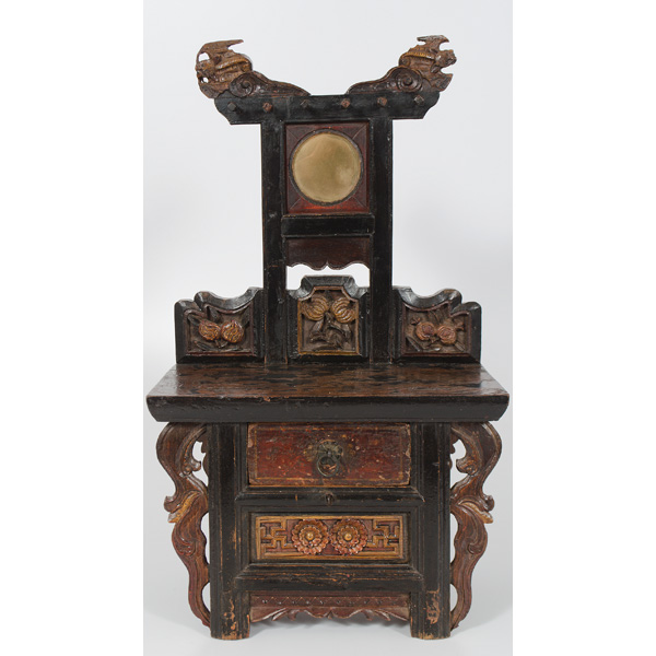 Chinese Paint Brush Bench or