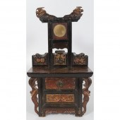 Chinese Paint Brush Bench or C