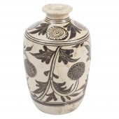 CHINESE PAINTED FLORAL CIZHOU