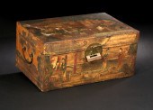 Chinese Painted Pigskin Clothe