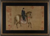 CHINESE PAINTING OF A HORSE AN