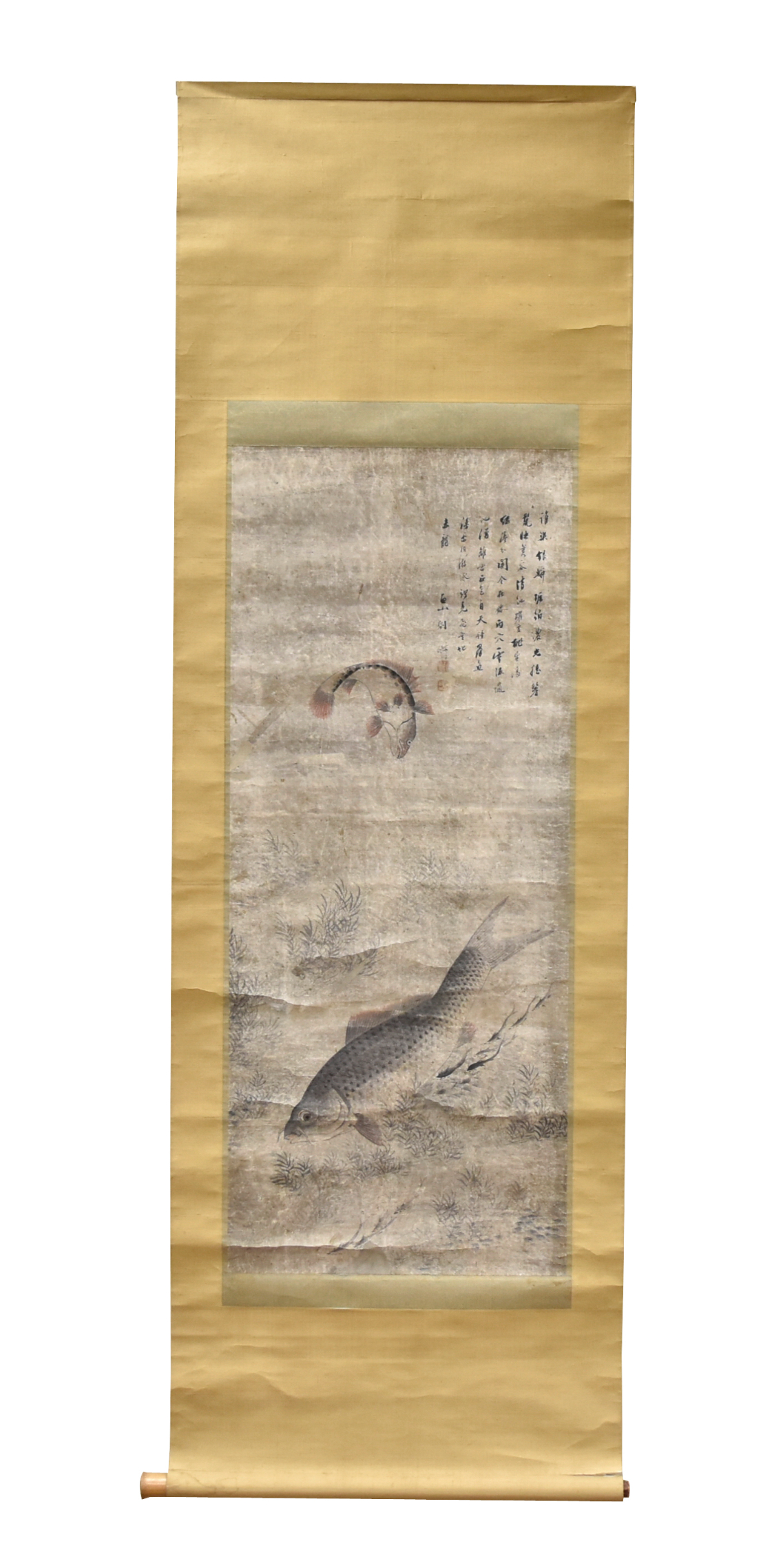 CHINESE PAINTING OF "CARP" FISH