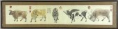Chinese Painting of Oxen And B