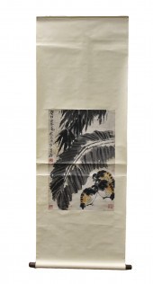 CHINESE PAINTING OF QUAIL, ATT
