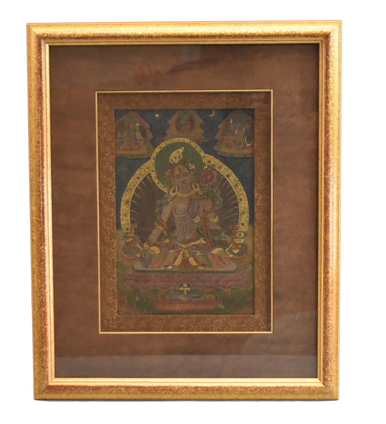 CHINESE PAINTING OF THANGKA, 19TH