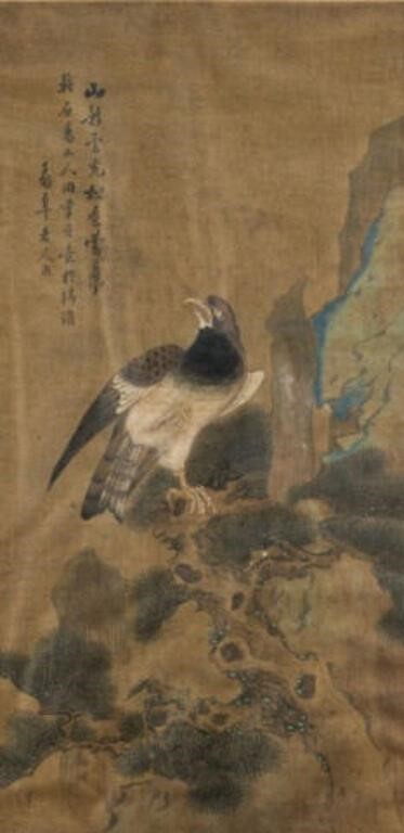 CHINESE PAINTING ON SILK, 19TH