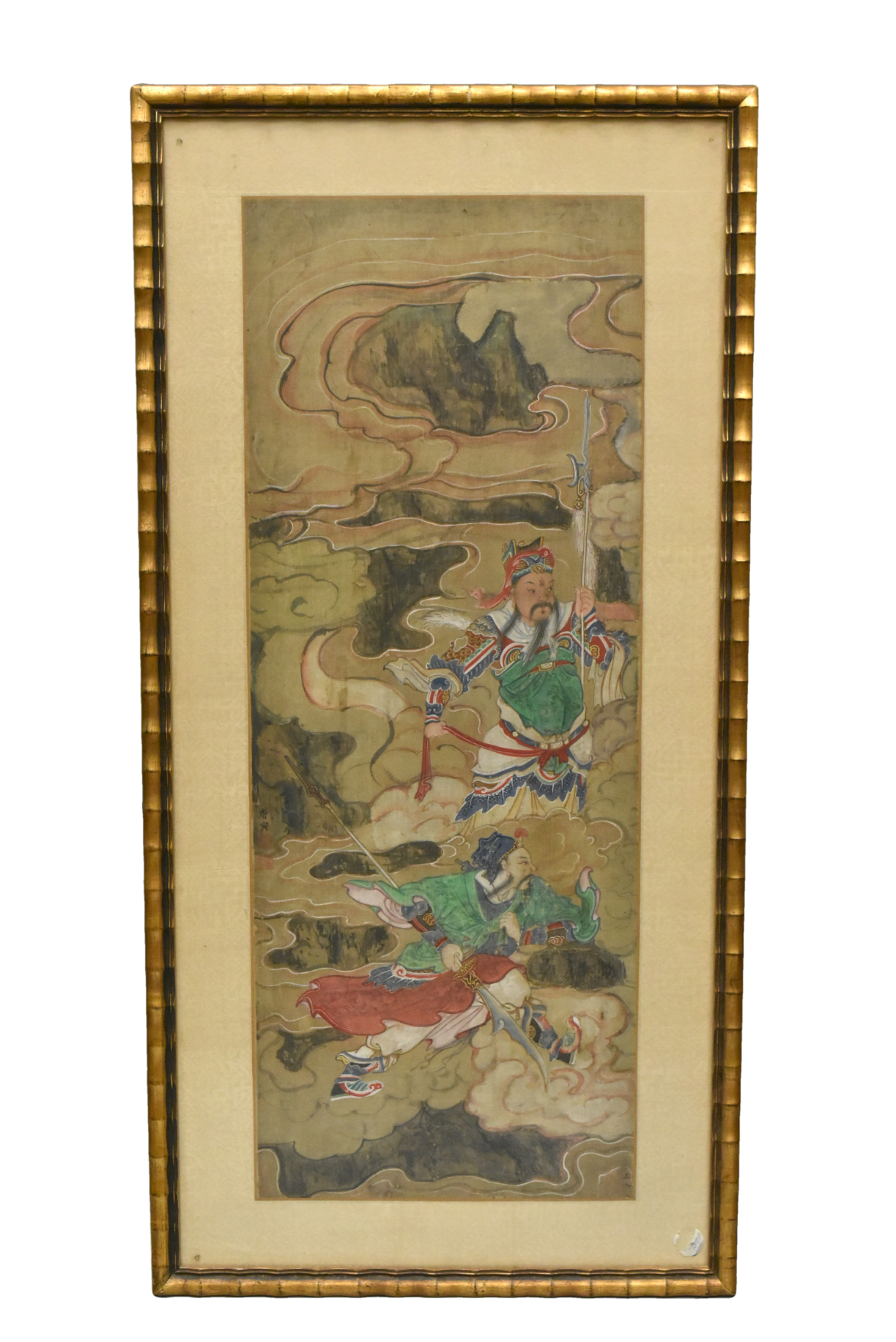 CHINESE PAINTING ON SILK OF