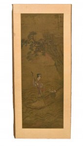 CHINESE PAINTING ON SILK OF LA