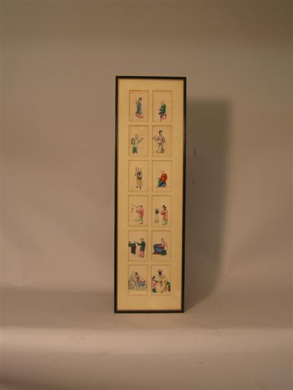 Chinese paintings on rice paper