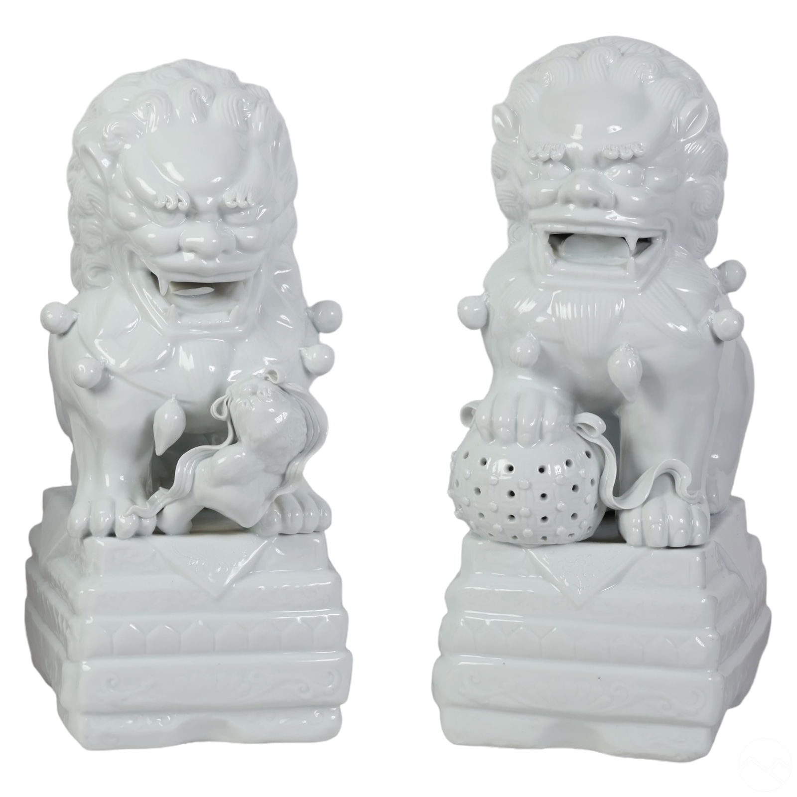 CHINESE PAIR OF BLANC DE CHINE
