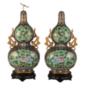 CHINESE PAIR OF DOUBLE GOURD C