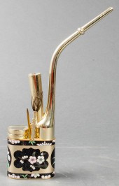 CHINESE PAKTONG CLOISONNE ENAM