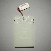 CHINESE PALE JADE PLAQUE PENDA