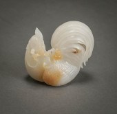 CHINESE PALE RUSSET WHITE JADE