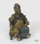 CHINESE PARCEL GILT BRONZE SEA