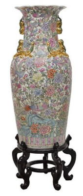 CHINESE PARCEL-GILT FAMILLE RO