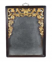 CHINESE PARCEL GILT HARDWOOD M