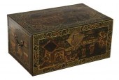 CHINESE PARCEL GILT & LACQUERE