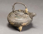 CHINESE PARTIAL GILT SILVER CO