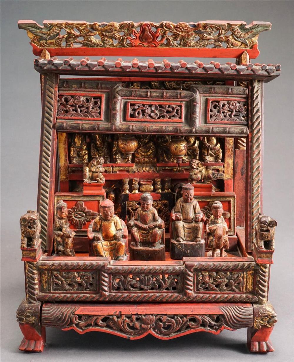 CHINESE PARTIALLY EBONIZED AND