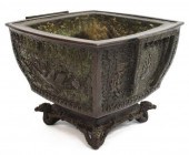 CHINESE PATINATED BRONZE DRAGO