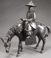 CHINESE PATINATED METAL EQUEST