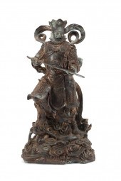 CHINESE PATINATED & PARCEL GIL