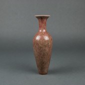 CHINESE PEACH-BLOOM GLAZED VAS