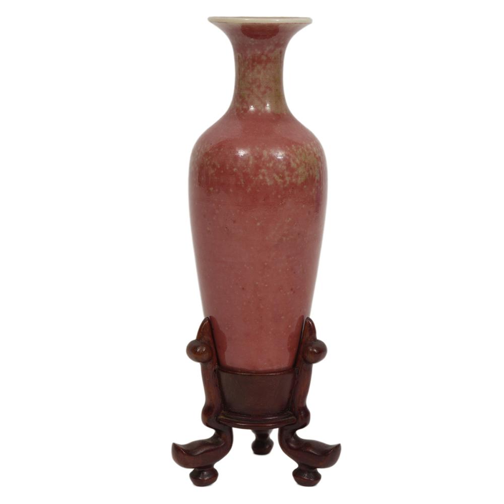 CHINESE PEACH-BLOOM GLAZED